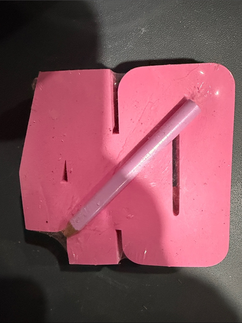 40th Pink Desk Pencil Holder and Stylus Stand - Home Office